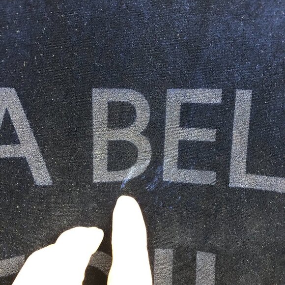 Next Apparel Royal Blue Long Sleeve Velvet Sweatshirt A La Belle Etoile size M - Picture 13 of 15